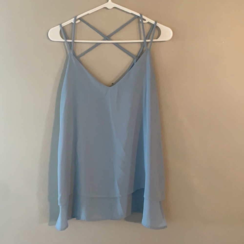 Light blue tank top